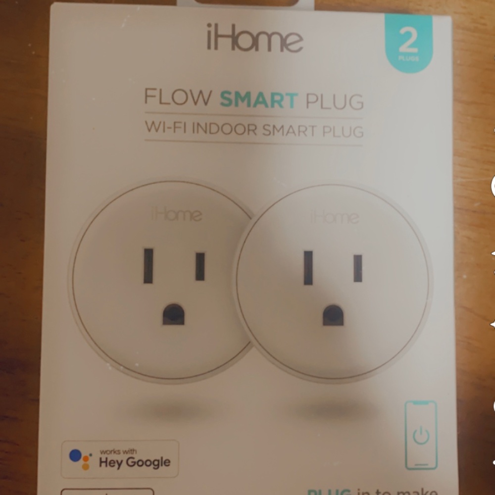 IHome flow smart plug Wi-Fi indoor smart plug